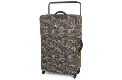 IT LuggageQuilted Camo Suitcase 4 Wheel - Jungle